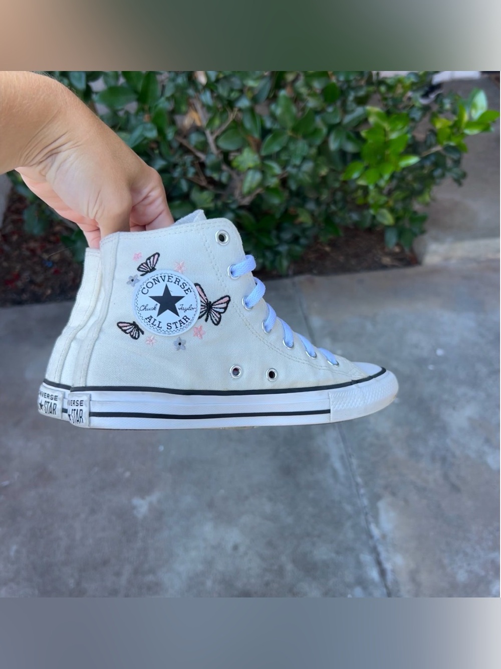 Converse High Top Youth 3 Butterfly